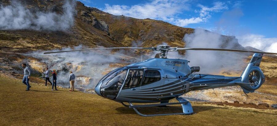 1-Hour Helicopter Tour in Iceland: The Geothermal Tour - Reykjavik from above, then the city fades away