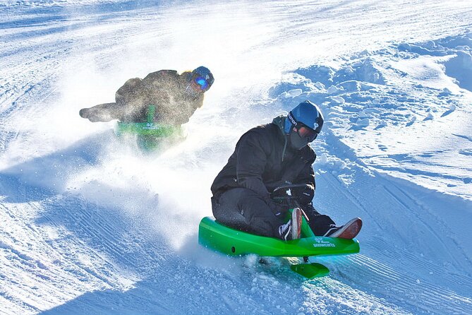 2-Hour Racing Toboggan at Dagali Fjellpark near Geilo in Norway - What the 1.85-kilometer course feels like