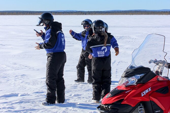 3 Hour Snowmobile Safari Around Levi with Coffee Break - From Levi Tourist Office to the forest trails