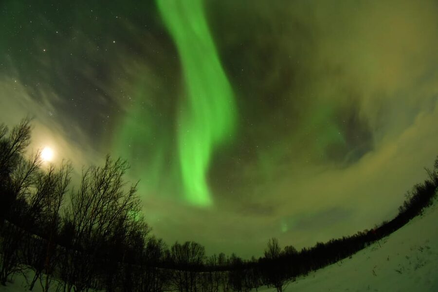 Abisko: Aurora Chasing with Snowmobiles - Getting started in Abisko