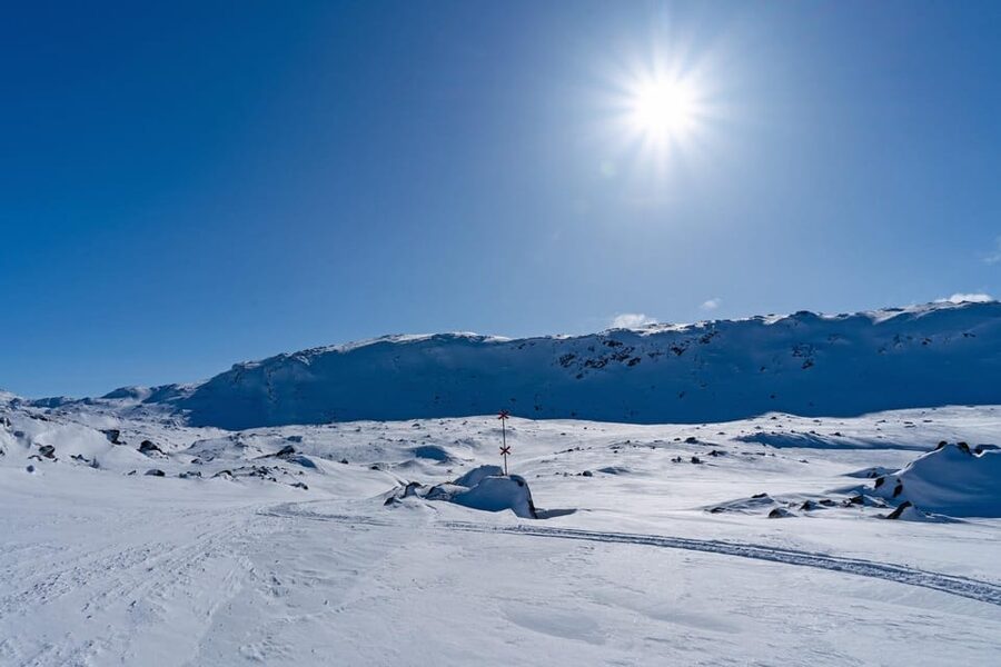 Abisko: Great Outback Snowmobile Tour with Lake Abiskojaure - Sharing a snowmobile and learning to drive