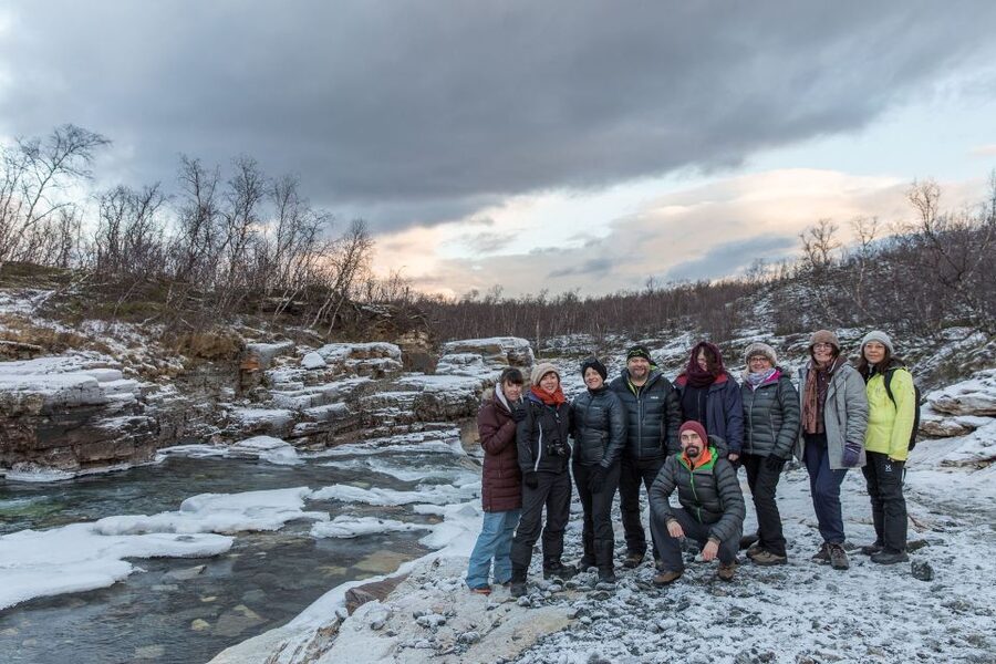 Abisko National Park: Scenic Morning Hike with Transfer - Walking beside the canyon, forest, and river delta