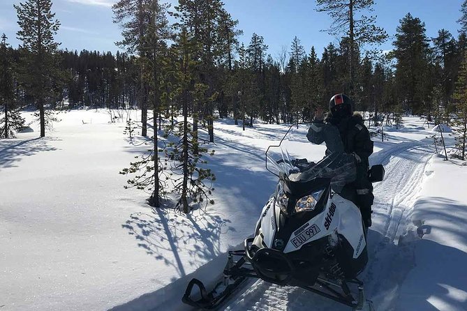Afternoon Snowmobile Tour - Afternoon light and the chance of an aurora
