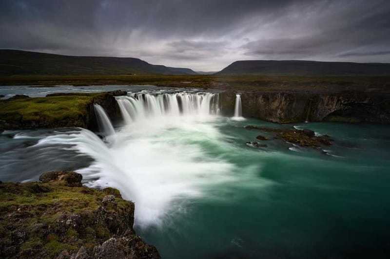 Akureyri Port: Godafoss Waterfall Classic Tour & Viewpoint - The coach ride to Godafoss