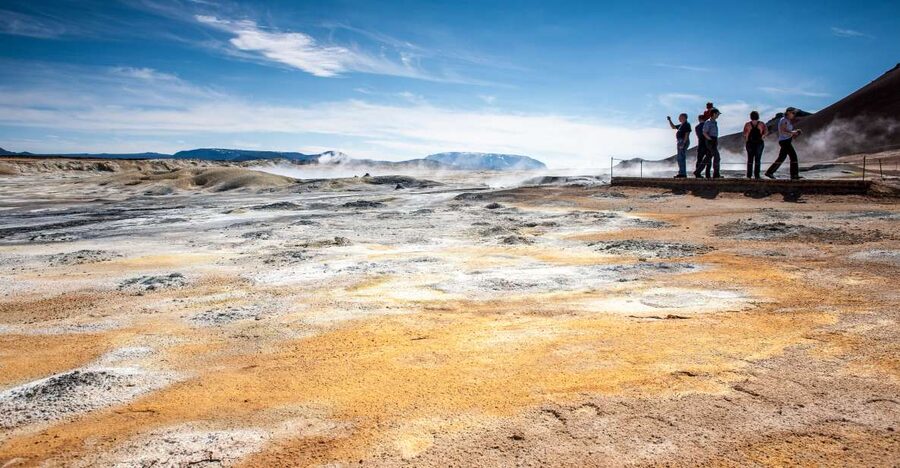 Akureyri Port: Lake Mývatn and Godafoss Waterfall Tour - Godafoss, the waterfall of the gods