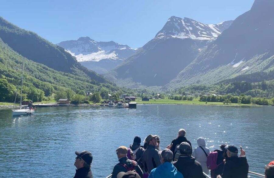 Ålesund to Geiranger Fjord Boat Tour with Return Bus Tour - Kokarsteinen is the final big viewpoint