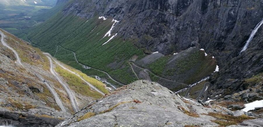 Åndalsnes - Trollstigen & Trollwall Audio Guid Bus Tour - The Trolls Path viewpoint and Stigfossen