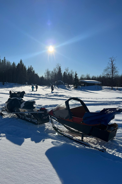 Authentic Reindeer Experience, Ice Fish & Lunch in the Wild - Lunch inside a traditional hut