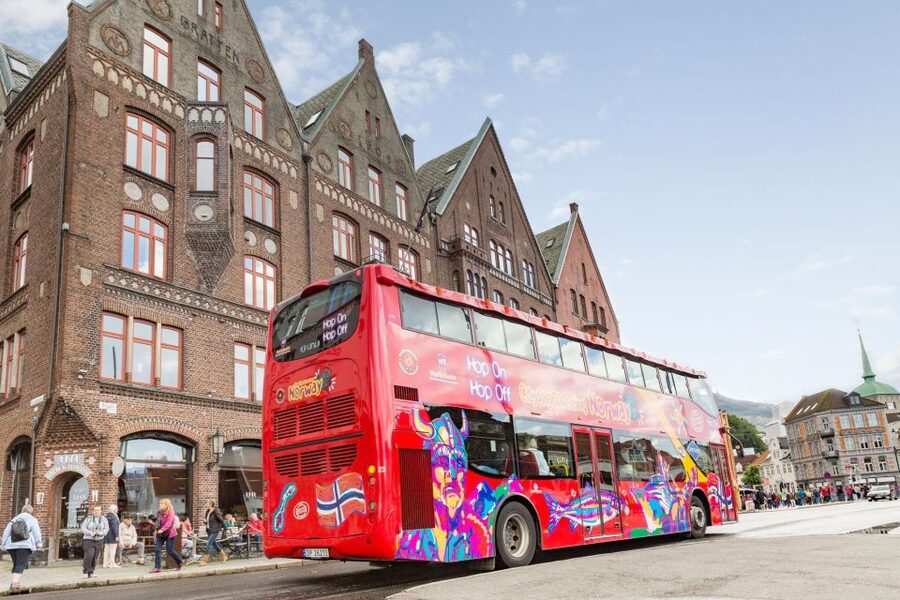 Bergen: City Sightseeing Hop-On Hop-Off Bus Tour - Bergen Aquarium and Nordnes Park