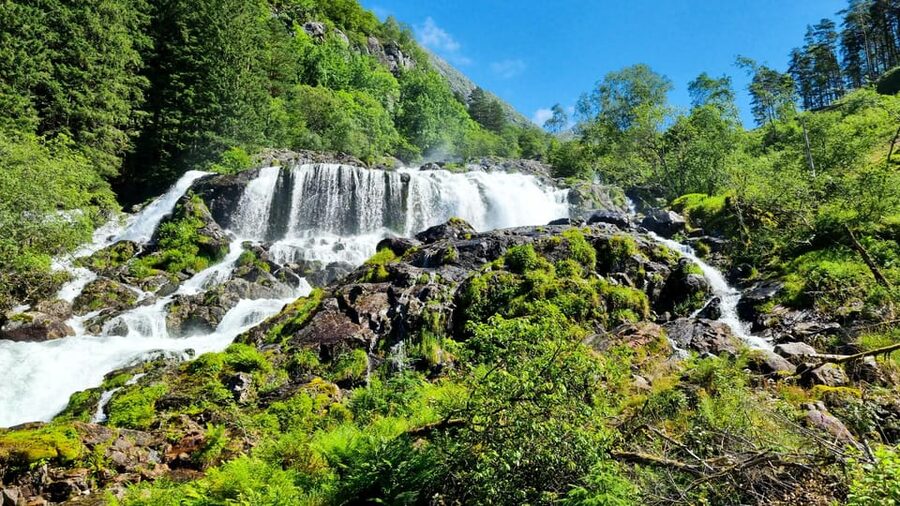 Bergen: Cruise to beautiful Rosendal by the Hardangerfjord - Leaving Bergen by catamaran at 8:50