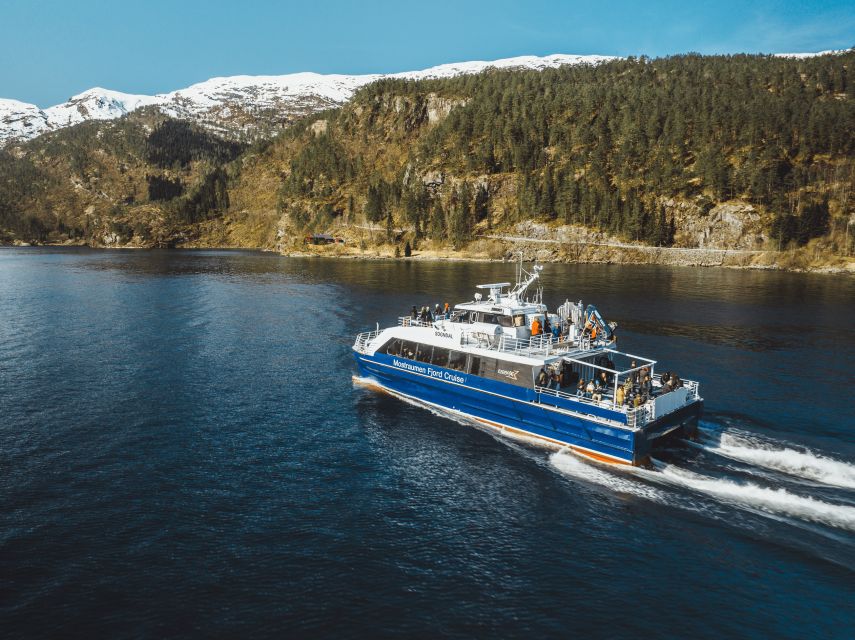 Bergen: Mostraumen Fjord & Waterfall Cruise - A boat made for Bergen weather