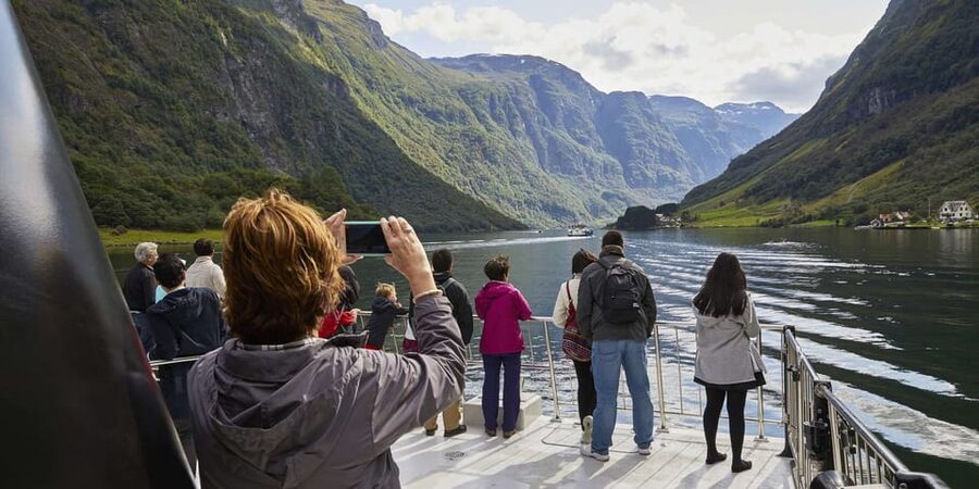 Bergen: Nærøyfjorden, Flåm, and Stegastein Guided Bus Tour - The Nærøyfjord cruise is the day’s main event