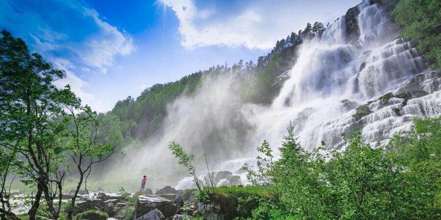 Bergen: Nærøyfjorden, Flåm, and Stegastein Guided Bus Tour - From Bergen to Tvindefossen