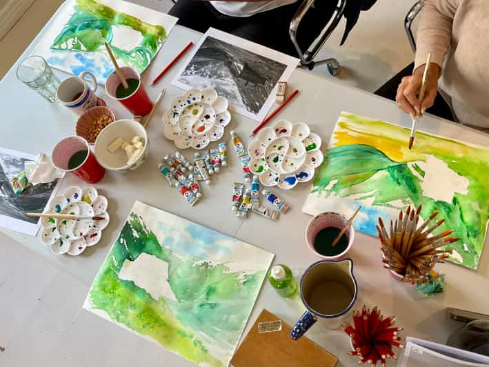 Bergen: paint Norwegian landscape with watercolor - Why Paint Bergen Instead of Buying a Souvenir