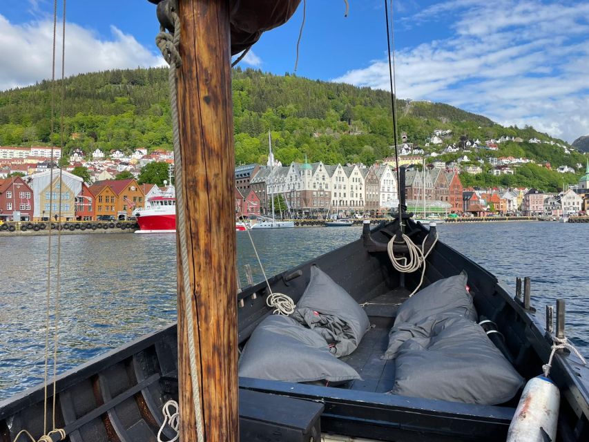 Bergen: Viking Ship Sailing Experience and Sightseeing Trip - Raising the square sail