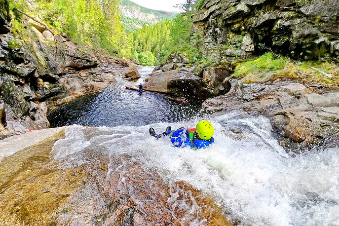 Canyoning Adventure in Hidden Mountain Rapids near Geilo - Getting fitted with wetsuit and canyon gear