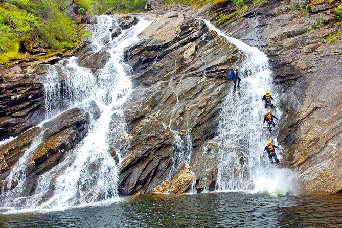 Canyoning Adventure in Hidden Mountain Rapids near Geilo - The safety briefing sets the tone
