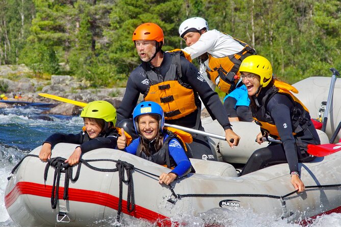 Child Appropriate Family Rafting in Dagali near Geilo, Norway - The return: hot shower, snack, and photos