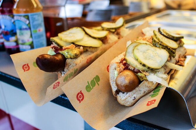 Copenhagen Food & Drink Private Tour: Scandinavia Delight Tasting - Ristepølse starts the Copenhagen food lesson