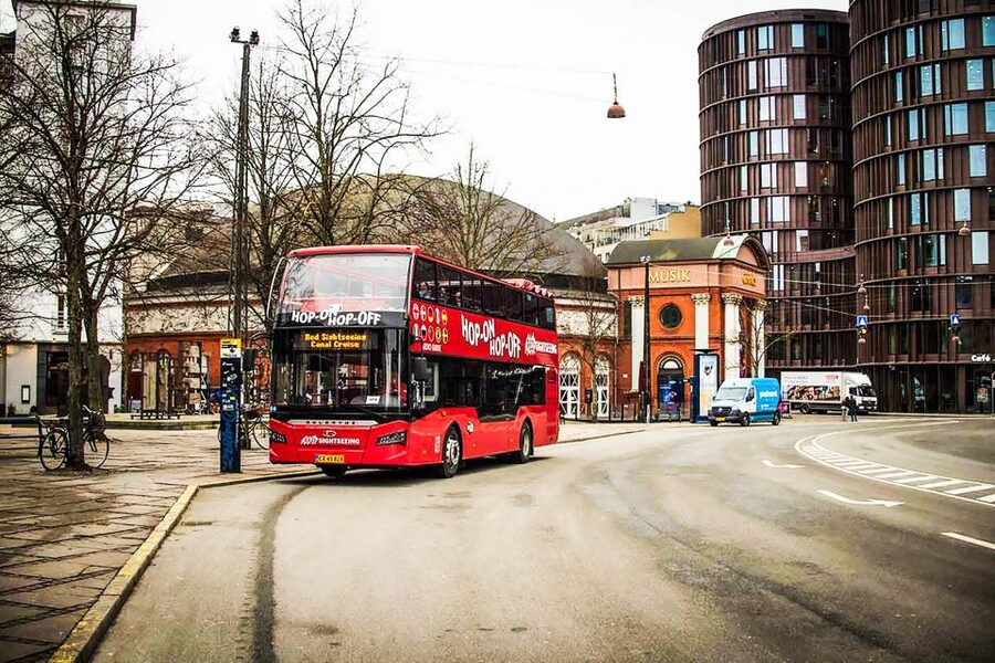 Copenhagen: Hop-On Hop-Off Bus Tour with Boat Tour Option - Riding past Tivoli and the Glyptotek