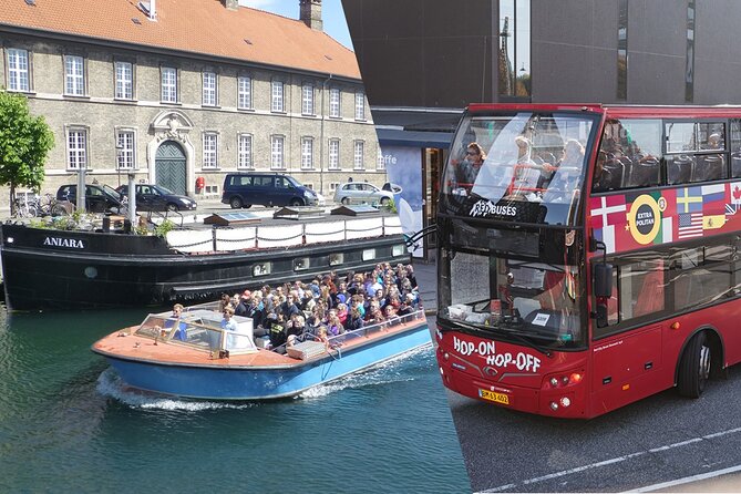 Copenhagen Hop-on Hop-Off Bus with Boat Option - Central Station, Glyptotek, Tivoli, and the harbor