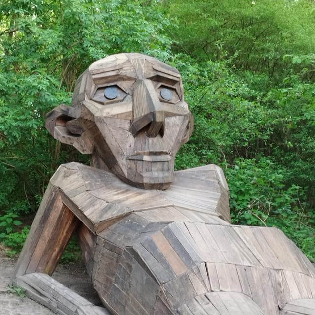 Copenhagen: Six Forgotten Giant Sculptures Tour by Bus - Hill Top Trine and the joy of finding the route