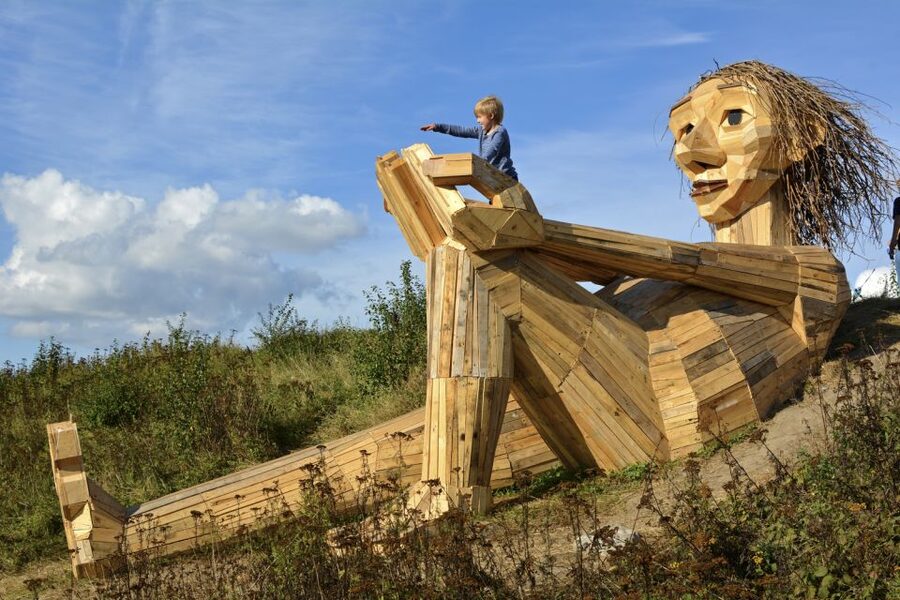 Copenhagen: The Forest Tower & Forgotten Giants Trolls Trip - The one-hour ride from Colbjørnsensgade