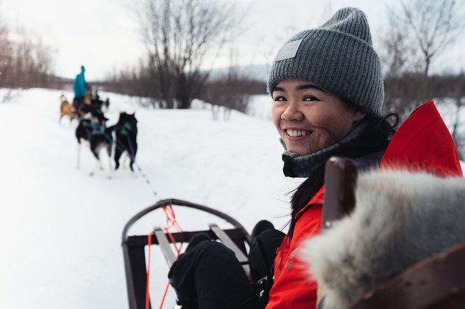 Dog Sled Tour and Husky Cuddles - Getting ready in supplied Arctic clothing