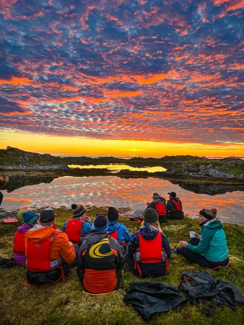 Eggum: Lofoten Islands Midnight Sun Kayak Tour - The island break with tea and local stories