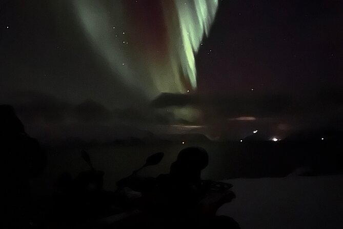 Evening Tour and Aurora Borealis Sightseeing in Norway by ATV - Searching the sky near the fjord
