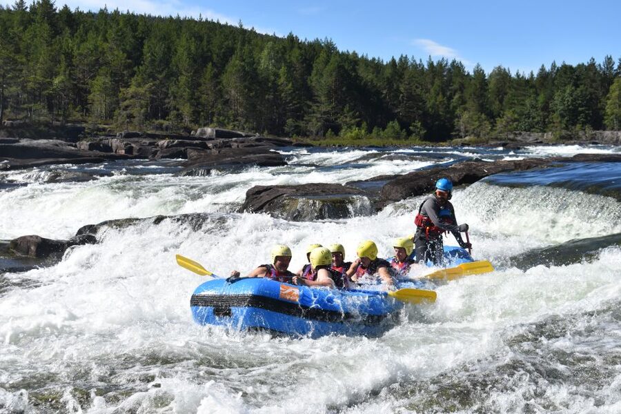 Evje: White Water Rafting Trip on Norway's Warmest Rivers - How much rafting do you really get?