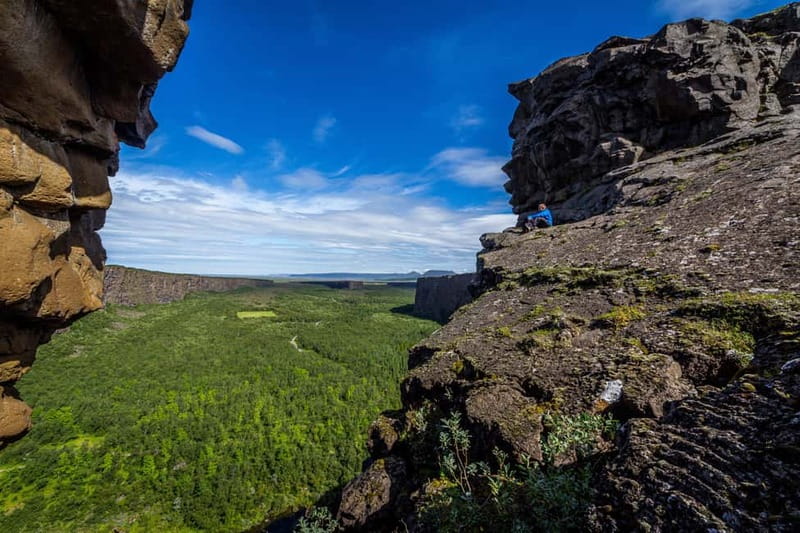 From Akureyri Port: Diamond Circle Guided Day Trip w/ Lunch - Ásbyrgi Canyon and the stories behind it