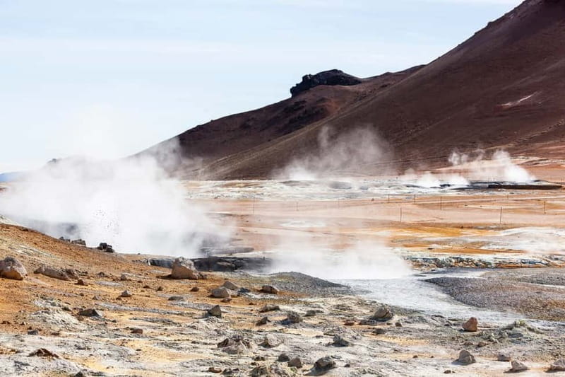 From Akureyri Port: Diamond Circle Guided Day Trip w/ Lunch - Lake Mývatn on the return drive