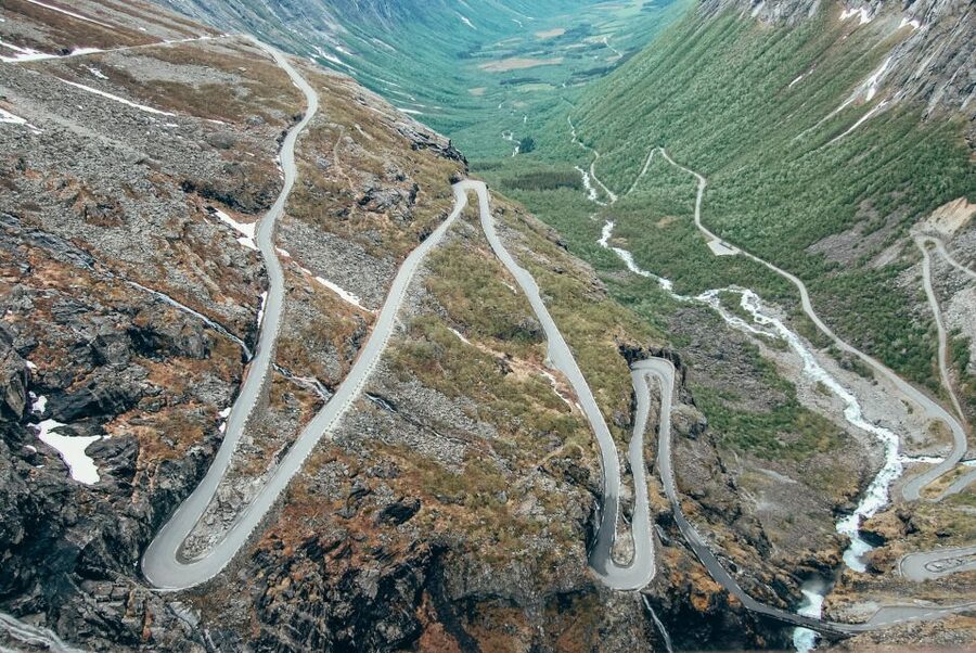 From Ålesund: Trollstigen Sightseeing Village & Fjord Tour - The drive through Åndalsnes on the way back