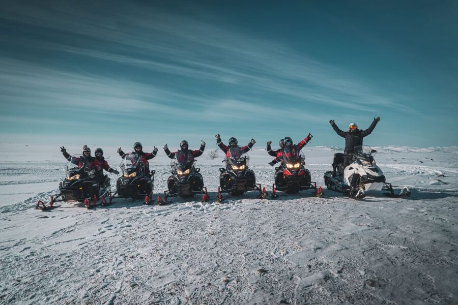 From Alta: Daytime Snowmobile Adventure - From Alta to Gargia Valley