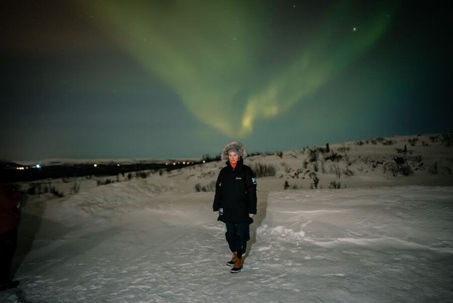 From Alta: Nighttime Northern Lights Spotting Tour - A fjord stop and a mountain viewpoint