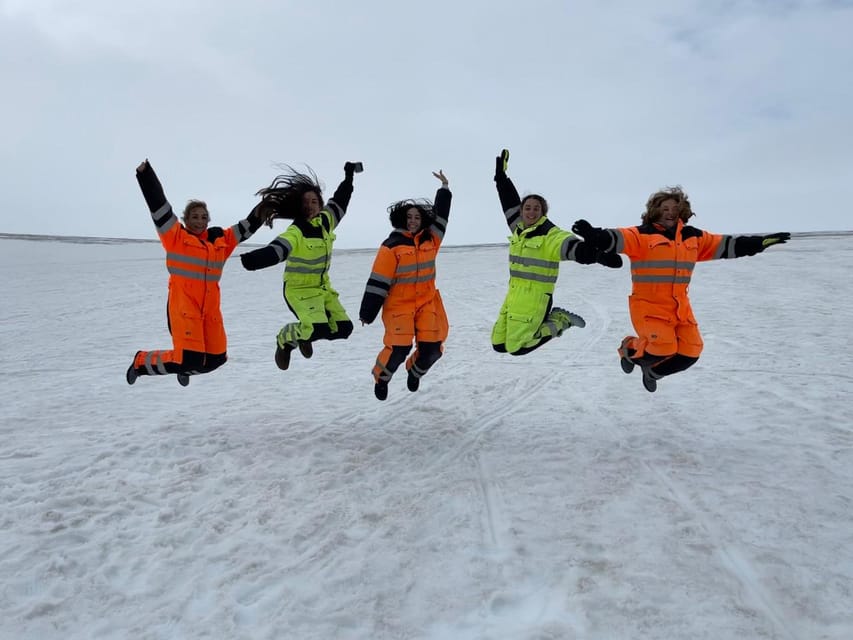 From Geysir: Snowmobile Adventure on Langjökull Glacier - Safety briefing and gear fitting at base camp