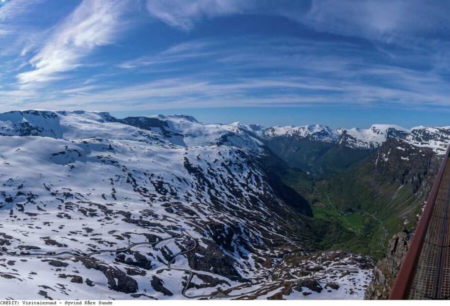 From Hellesylt: The Best of Geiranger Shore Excursion - Oppstryn and the glacier country