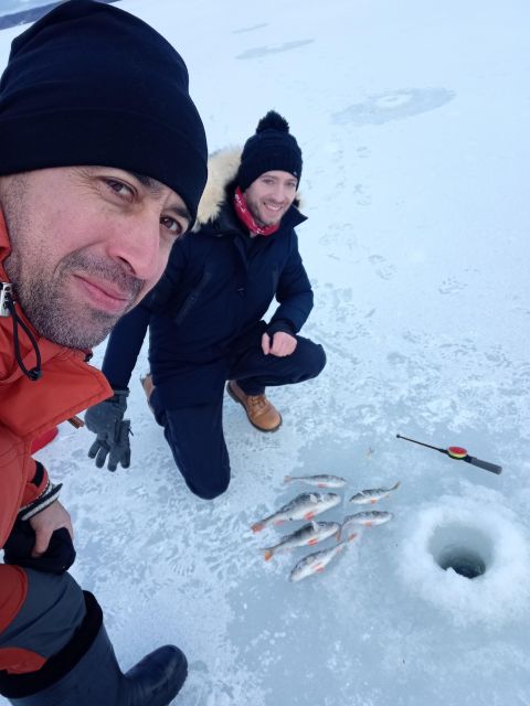 From Helsinki: Bodom Lake Ice Fishing with Food & Drinks - From Helsinki streets to Bodom Lake ice