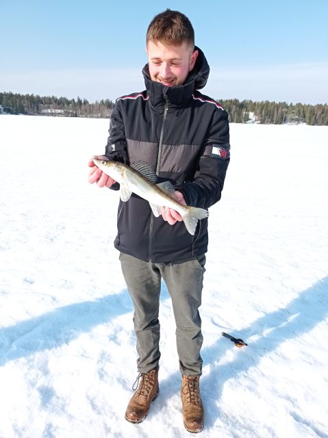 From Helsinki: Bodom Lake Ice Fishing with Food & Drinks - The $128 price, and what it covers