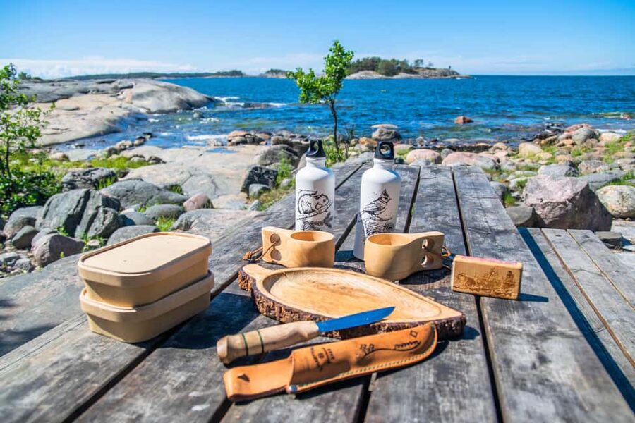 From Helsinki: Guided Tour of Porkkalanniemi Peninsula - Meeting the blue Wild Frame Adventures van