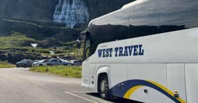 From Isafjordur: Dynjandi Waterfall Guided Day Trip by Bus