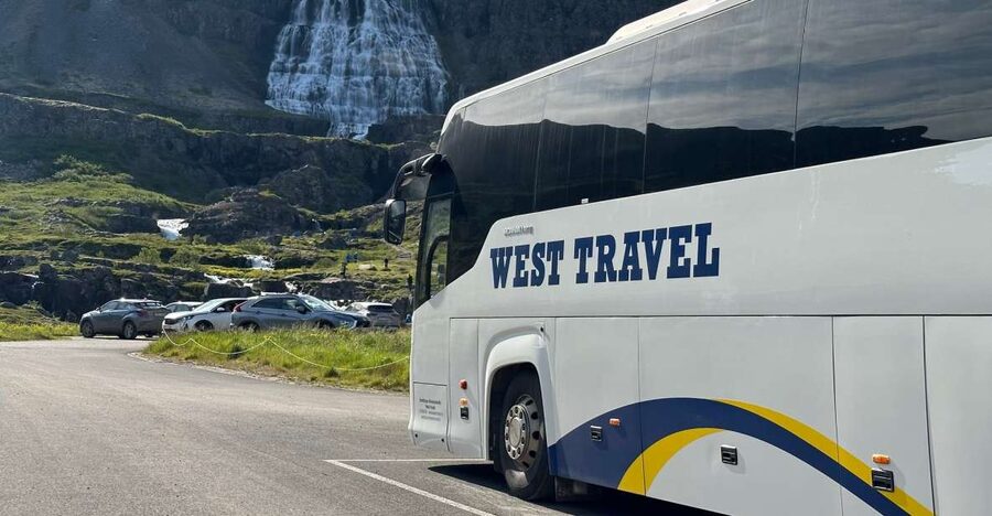 From Isafjordur: Dynjandi Waterfall Guided Day Trip by Bus - A simple cruise-port start in Isafjordur