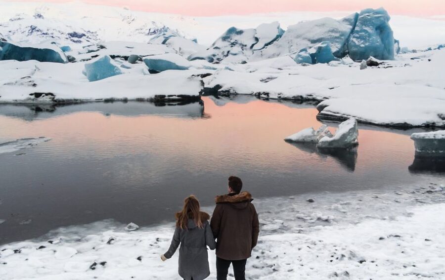 From Jökulsárlón: Crystal Blue Ice Cave Super Jeep Tour - A guide-led lesson in living ice