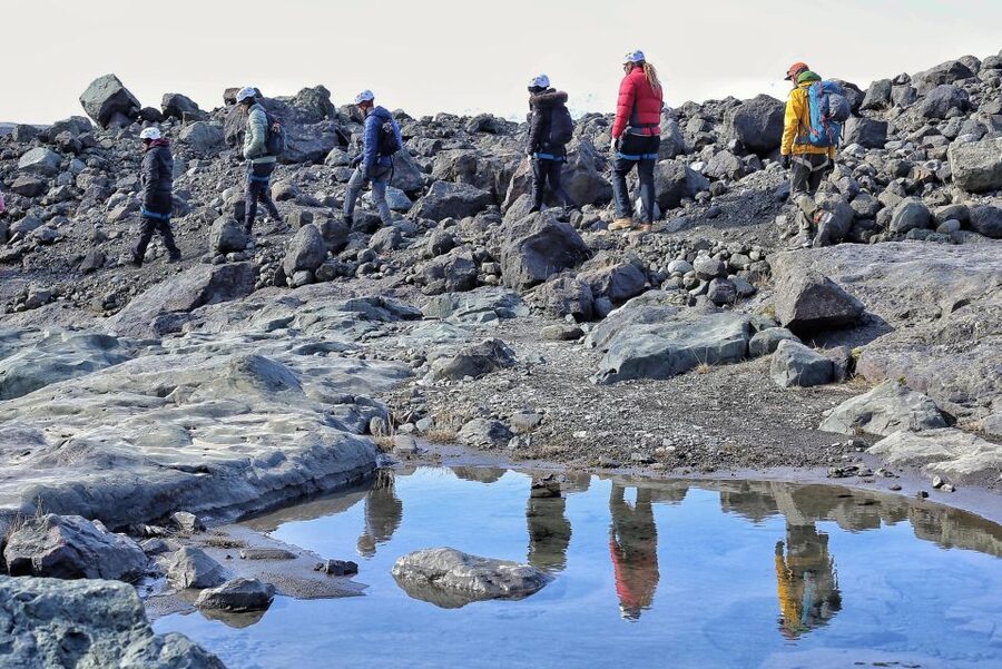 From Jökulsárlón: Ice Cave and Glacier Exploration Tour - Crevasses, moulins, and the glacier itself