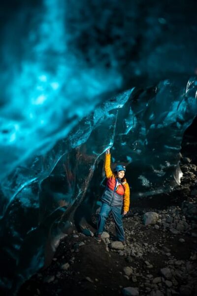 From Jökulsárlón: Vatnajökull Glacier Blue Ice Cave Tour