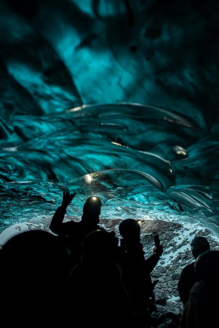 From Jökulsárlón: Vatnajökull Glacier Blue Ice Cave Tour - Inside the cave: color, chambers, and changing shapes