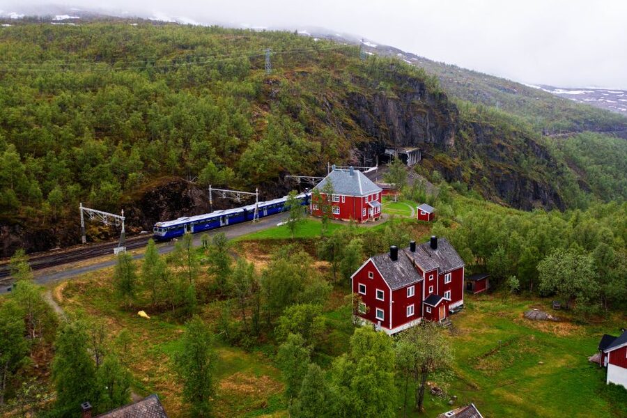 From Narvik: Roundtrip Arctic Train Ride on Ofoten Railway - From Narvik station toward the Swedish border