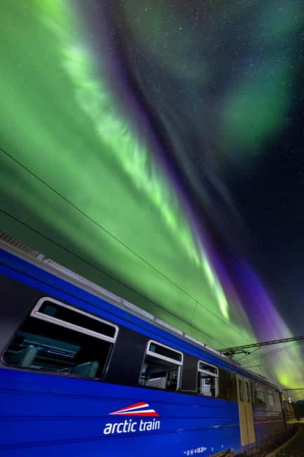 From Narvik: The Northern Lights Arctic Train Guided Tour - Katterat station is the evening’s main event