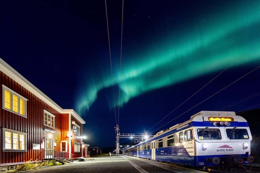 From Narvik: The Northern Lights Arctic Train Guided Tour - Bjørnfjell brings the first Arctic pause
